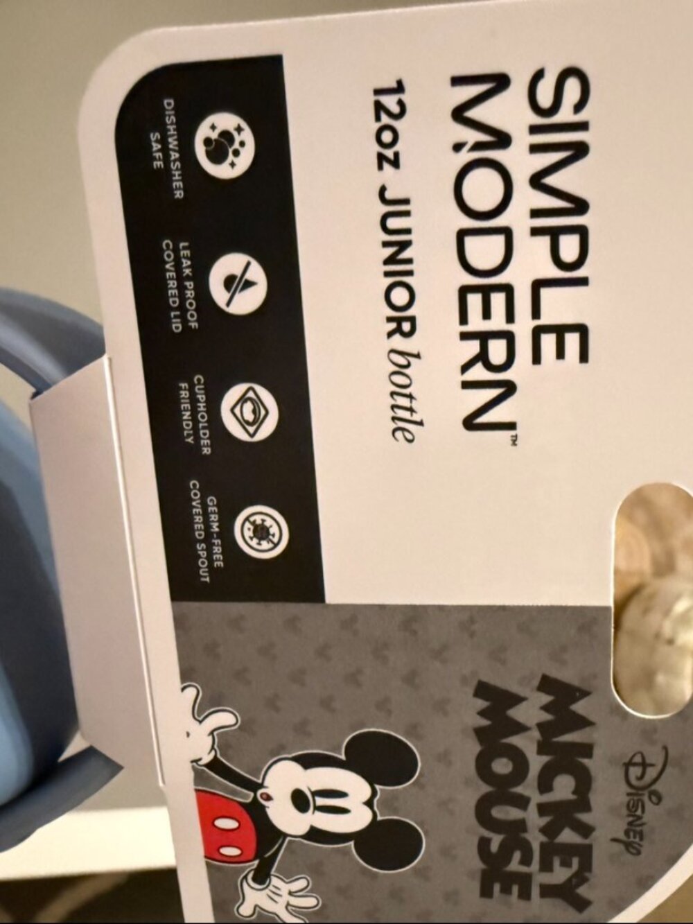 Simple Modern Mickey Mouse 12oz Junior Bottle NWT